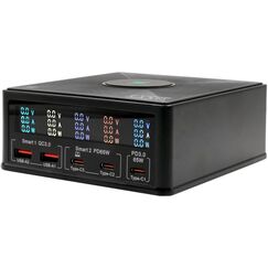 EXSYS EX-1106, Multiport Ladestation 160W Laden von bis zu 6 Geräten gleichzeitig