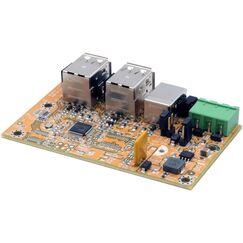 EXSYS EX-1163HMS-PL, 4x USB2.0, HUB-Platine 15KV ESD Schutz, nur Platine