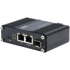 EXSYS EX-60328, PoE++ Gigabit Splitter, 60W USB-C PD 60W, SFP, Metallgehäuse