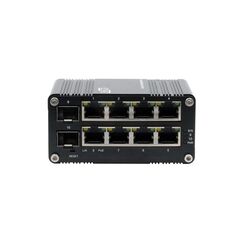 EXSYS EX-62035MPOE-SFP, 8+2-Port Switch SFP, PoE+, Industrial Switch, WEB managed