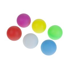 FTM Tischtennis-Bälle 6 Stück weiss, violet, gelb, grün, blau, rot