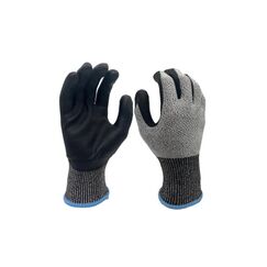 FTM Arbeitshandschuh Grösse 9/L, sz-ws, schnittfest, 12er Set