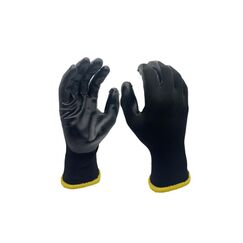 FTM Arbeitshandschuh Grösse 8/M, schwarz, 12er Set