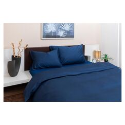 COCON HH COCON DUVETBEZUG F01278 KIT 200x210 cm, dunkelblau