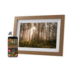 COCON Digitaler Bilderrahmen 10.1 holz 32GB, 800*1280IPS, 2.4GHzWifi, FRAMEO APP