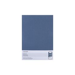 COCON Fixleintuch Rauchblau 90/100x200 cm