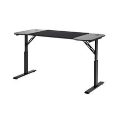 onit Büro-/Gaming-Tisch carbon höhenverst., Platte 3teilig 140x60cm