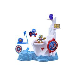 Marvel MVL CAP STUNT SQUAD MINI PLAYSET