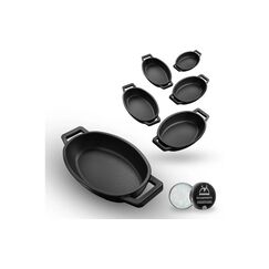 Gusskoenig Eingebrannte oval Mini-Pfanne 6 set