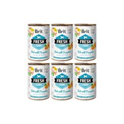 Brit Fresh Fish with Pumpkin 6x400g 2400 g