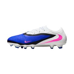 Nike Shoes PHANTOM 6 LOW PRO FG Grösse: 45 Farbe: Blue/Pink Blast-White