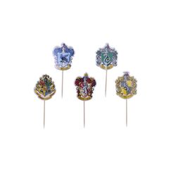 PME Harry Potter Cupcake Toppers Häuser insgesamt 4 Stück