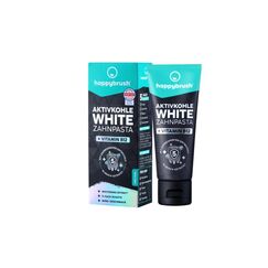 happybrush Whitening-Zahnpasta mit Aktivkohle