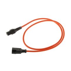ACT IECLock Netzkabel 0.5m orange IECLock C13 - C14, 3x1.0mm2, H05VV-F