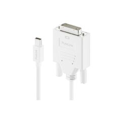 Purelink Mini DP auf DVI Kabel, 1.5m WUXGA, iSerie, Farbe: weiss