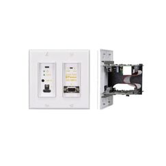 Just Add Power JP-UL-717WP2-WH IP Transm. Wand, HDMI/VGA PoE USB 4K, Weiss