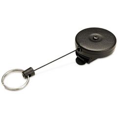 KEY-BAK Ausweishalter mit Gürtelclip schwarz, 1 Stück