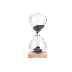 Kikkerland Sanduhr Magnetic Sand Buchenholz