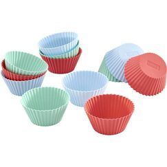 Lurch Backformen Flexi Muffin Silikon, 12er Set