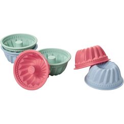 Lurch Backformen Flexi Gugelhupf Silikon, 6er Set