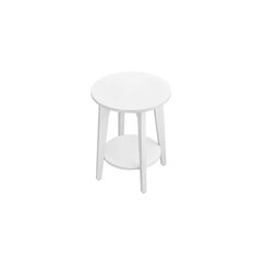 Vasagle Couchtisch Weiss 40x50 cm (DxH), Spanplatte