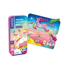 mierEdu Reise-Magnetspielbox - Einhorn