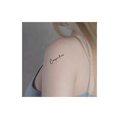 minink Tattoo Schrift Carpe diem Grösse: M (1.4 cm x 4.7 cm)