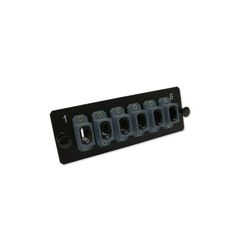 Lightwin MTP Adapter Platte 06xMTP Adapter, schwarz