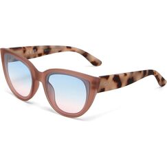 OKKIA Sonnenbrille SILVIA PINK HAVANA - Blue Pink Lens