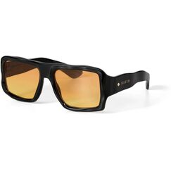OKKIA SELETTI Sonnenbrille KANSAS BLACK - Yellow gradient lens