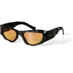 OKKIA SELETTI Sonnenbrille COLORADO BLACK - Yellow gradient lens