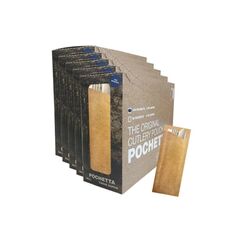 Pochetta Besteckset 500 Stk, Braun Papierbesteck, 2-lalgiger Serviette 33x33cm