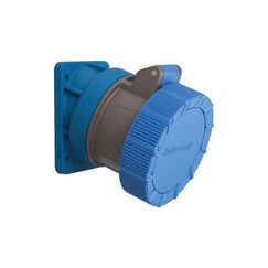 Steffen Palazzoli CEE 20° Winkel-Steckdose 16/3, 2LPE, 230V, 6h, IP66/67/69 vernickelt