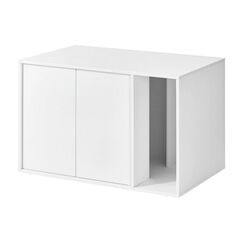 Feandrea Katzenhaus für Katzentoilette 80x50x53cm