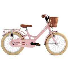 PUKY YOUKE 16 CLASSIC Alu-Fahrrad Kindervelo retro rose, Rücktrittbremse