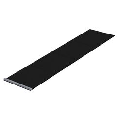 KOOR Dart Dartmatte Puzzle schwarz 4-teilig, Gesamtlänge 237 cm