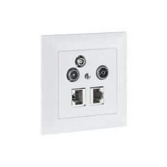 R&M R + M Multimedia Kombi Dose komplett 11db, 3-Loch