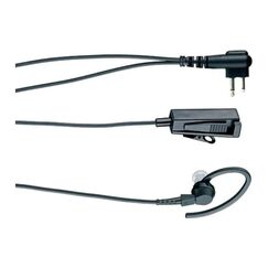 Motorola Tarnmikrophon und Ohrhörer/FBI 2-Kabel, schwarz zu XT400 Serie