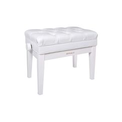 Roland RPB-500PW Polished white Vinyl Seat, Aufbewahrungsfach