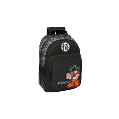Safta Dragon Ball Goku Kinderrucksack 20 l, mit zwei Hauptfächern, schwarz