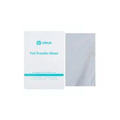 Loklik Folien-Transferbögen Silber 50 Stück