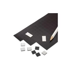 Berec Magnetplättchen 1x1cm, 100 Stk selbstklebend, Haftkraft: >= 42 g/cm²