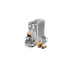 Sage Software Sage Nespressomaschine Creatista Plus Steel Milchschaum, 1.5 L Wasserbehälter