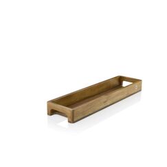 AdHoc Serviertablett SERVE SLIM ST27 Akazienholz, 50 x 13 cm x H 5 cm