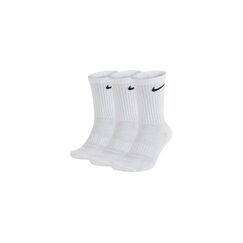 Nike Crew Socks 3 Pack 38-42, white/black