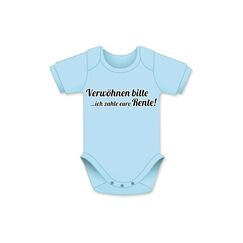 Trendcompany Babybody Verwöhnen bitte... 62/68, hellblau