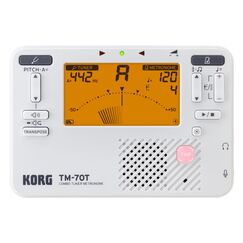 Korg, Stimmgerät TM-70 Weiss Combo Tuner Metronom