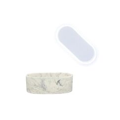 Jesmonite Giessform Silikon Schale, 10.3 x 5.5 x 3.7 cm