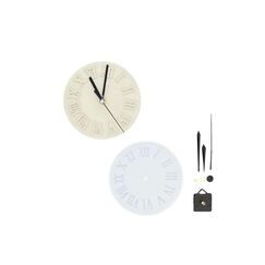 Jesmonite Giessform Silikon Uhr Ø 15,5 , inkl. Uhrzeiger etc.