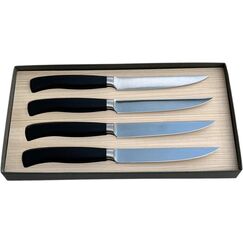 Wok Steakmesser 4tlg Ergo geschmiedeter Sollinger Stahl